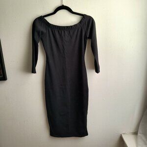 Zara Midi Bodycon off-shoulder dress